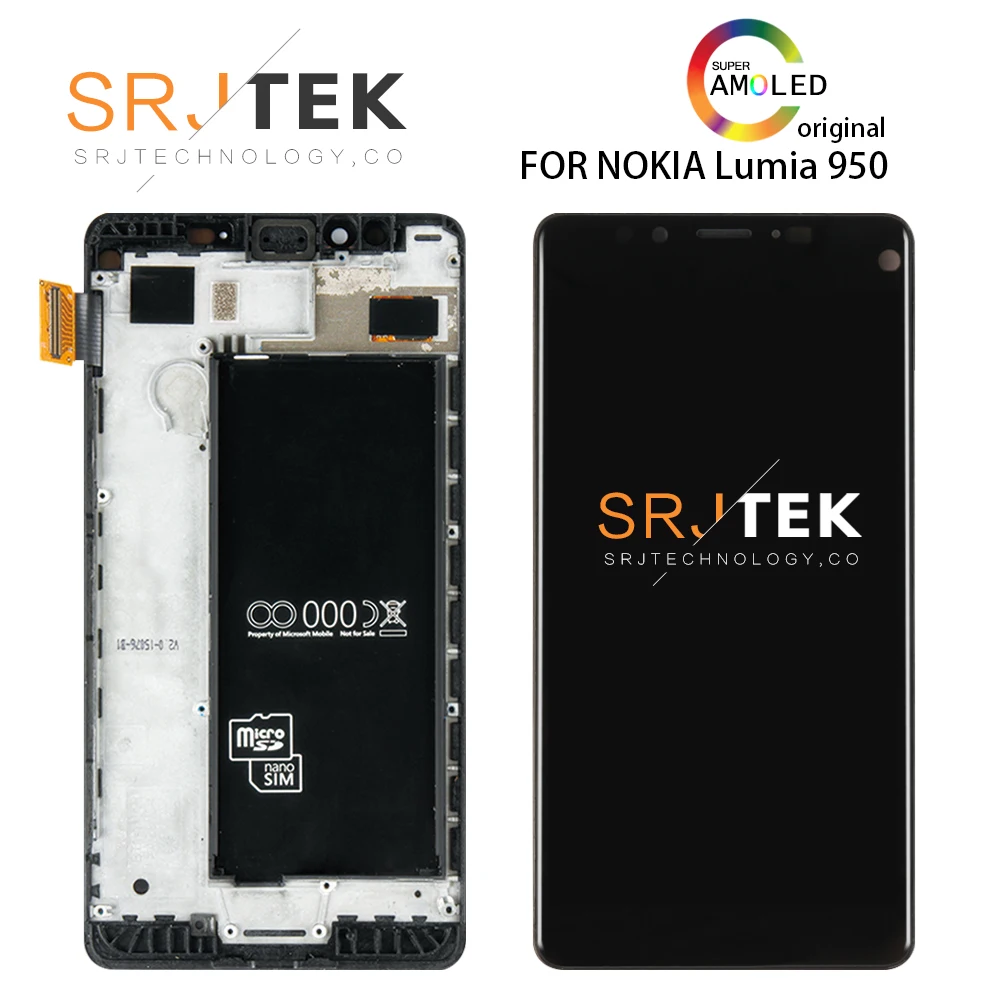 Single SIM 5.2" ORIGINAL AMOLED Display For NOKIA Lumia 950 LCD Touch Screen Digitizer Replacement for Lumia 950 LCD
Single SIM 5.2" ORIGINAL AMOLED Display For NOKIA Lumia 950 LCD Touch Screen Digitizer Replacement for Lumia 950 LCD
