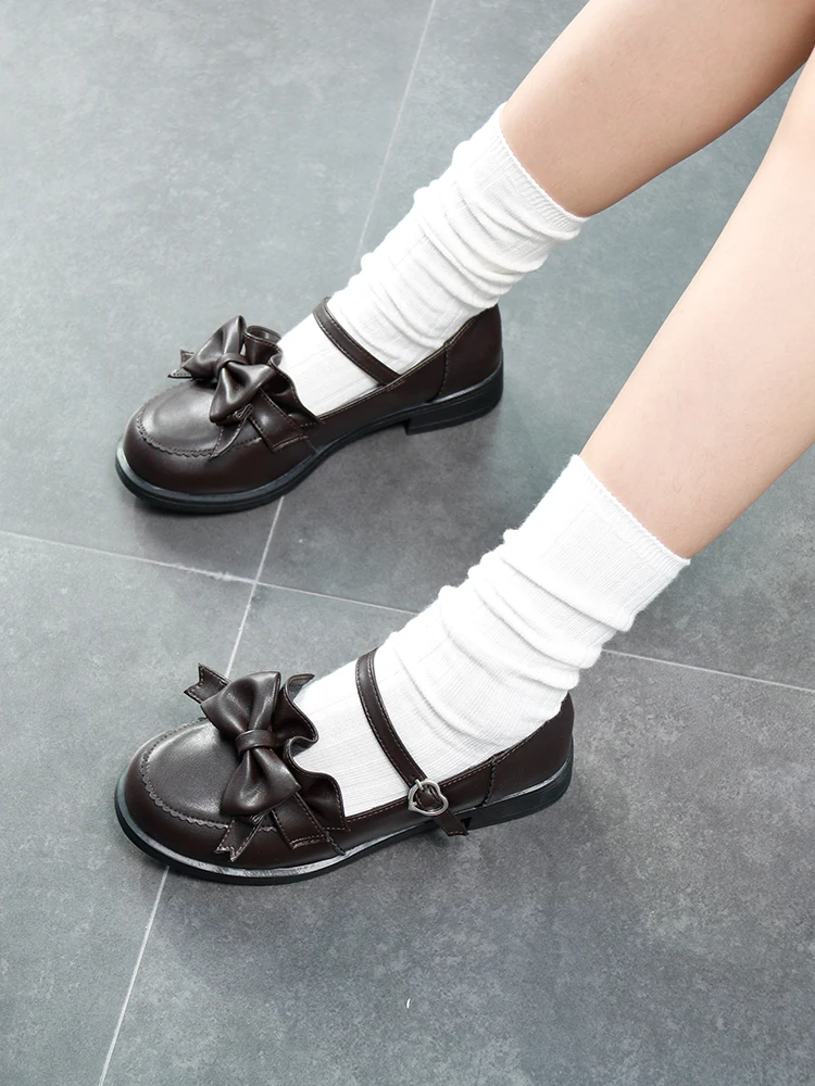 2019 New Japanese Style College Student Shoes w/Bowknot JK Uniform Shoes Girls Cosplay Lolita Shoes Platform Shoes Size 35-40
2019 New Japanese Style College Student Shoes w/Bowknot JK Uniform Shoes Girls Cosplay Lolita Shoes Platform Shoes Size 35-40