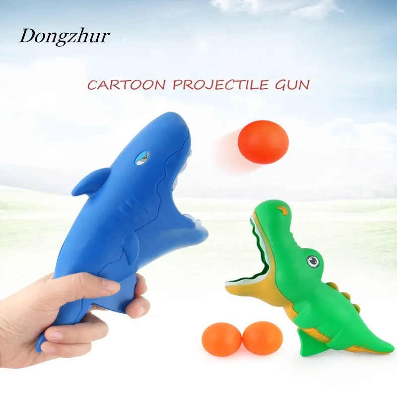 Dongzhur Interaction Toys For Children Catapult Gun Cartoon Shark Dolphin Dinosaur Catapult Butt Ball Launch The Ball Ping-Pong
Dongzhur Interaction Toys For Children Catapult Gun Cartoon Shark Dolphin Dinosaur Catapult Butt Ball Launch The Ball Ping-Pong