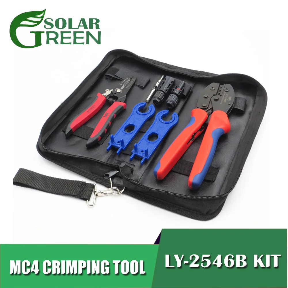 LY-2546B Solar Cable Crimp Tools MC4 Crimping tool kits for MC4 connector 2.5 4 6.0mm2 DIY power system connect plier
LY-2546B Solar Cable Crimp Tools MC4 Crimping tool kits for MC4 connector 2.5 4 6.0mm2 DIY power system connect plier