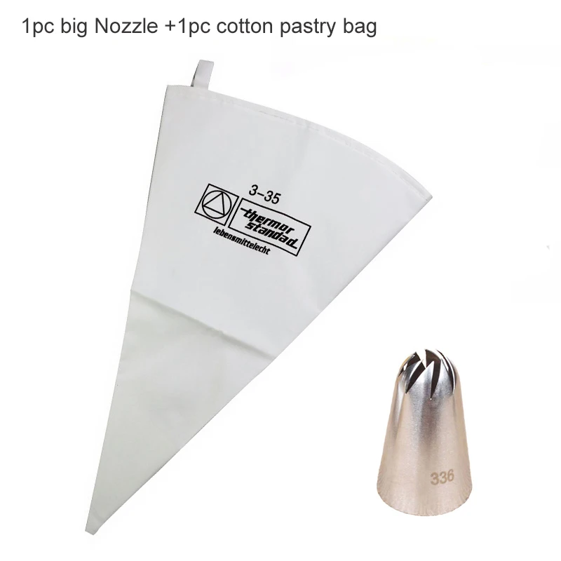 Unibird-1Pc-Stainless-Steel-Icing-Piping-Nozzle-Large-Size-Cake-Cream-Bake-Pastry-Tip-Flower-Tool