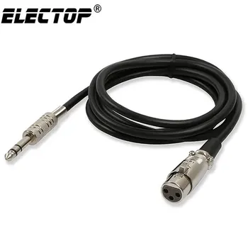 Electop 6.35mm/3.5mm Jack to XLR Cable Male to Female Professional Audio Cable for Microphones Speakers Sound Consoles Amplifier
Electop 6.35mm/3.5mm Jack to XLR Cable Male to Female Professional Audio Cable for Microphones Speakers Sound Consoles Amplifier