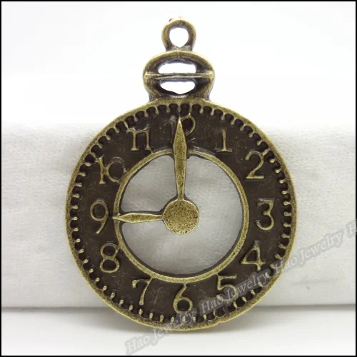30pcs Vintage Charms Clock Pendant Antique bronze Fit Bracelets Necklace DIY Metal Jewelry Making
30pcs Vintage Charms Clock Pendant Antique bronze Fit Bracelets Necklace DIY Metal Jewelry Making