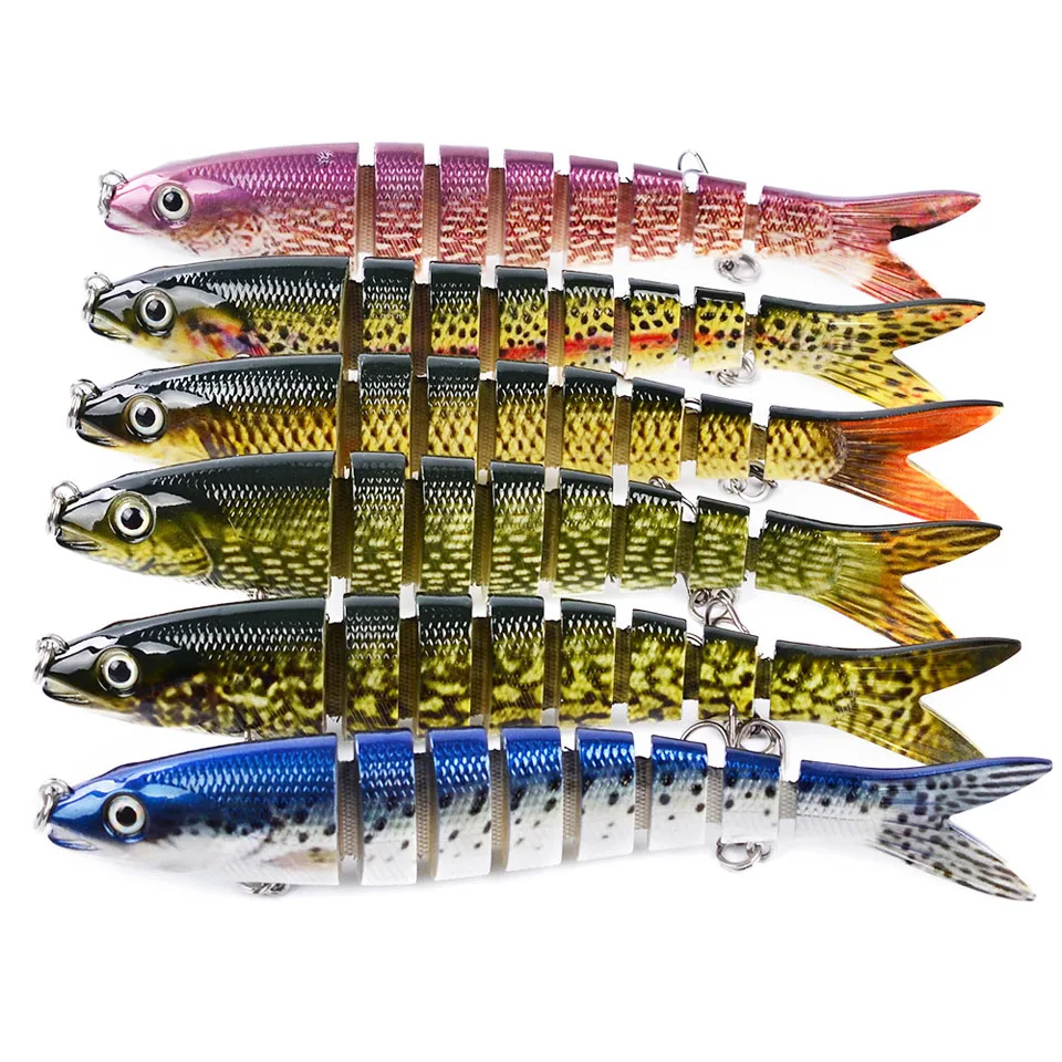 12PCS 3cm/19g Fishing Lure Lifelike 6 Jointed Sections Trout Swimbait Crankbait Hard Bait with Hook for Carp Fishing Tackle
12PCS 3cm/19g Fishing Lure Lifelike 6 Jointed Sections Trout Swimbait Crankbait Hard Bait with Hook for Carp Fishing Tackle