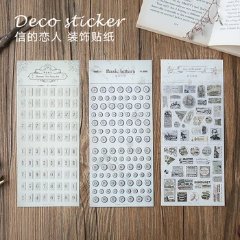 Vintage Basic Letters Number Color Memo notes Old Time Memory Decoration Diary Sticker DIY Planner Index Phone Stickers Escolar
Vintage Basic Letters Number Color Memo notes Old Time Memory Decoration Diary Sticker DIY Planner Index Phone Stickers Escolar