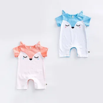 Newborn 100% cotton summer new robes fox eyes cute animal 2 color jumpsuit short-sleeved climbing clothes
Newborn 100% cotton summer new robes fox eyes cute animal 2 color jumpsuit short-sleeved climbing clothes