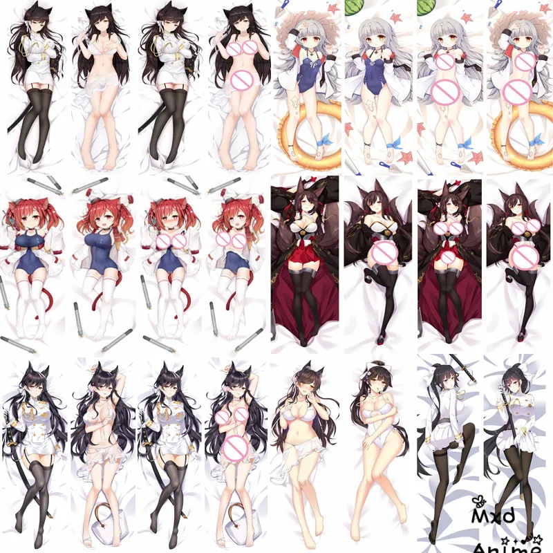 

Japanese Anime Games Azur Lane sexy girl characters Atago otaku Dakimakura throw pillow cover case hugging Body pillowcases