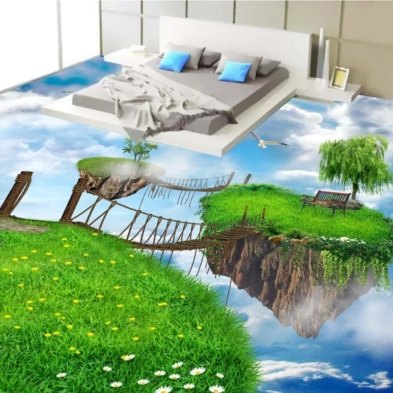 Free Shipping custom Blue sky white clouds pigeons air island wooden bridge mural shopping mall 3D floor self-adhesive wallpaper
Free Shipping custom Blue sky white clouds pigeons air island wooden bridge mural shopping mall 3D floor self-adhesive wallpaper