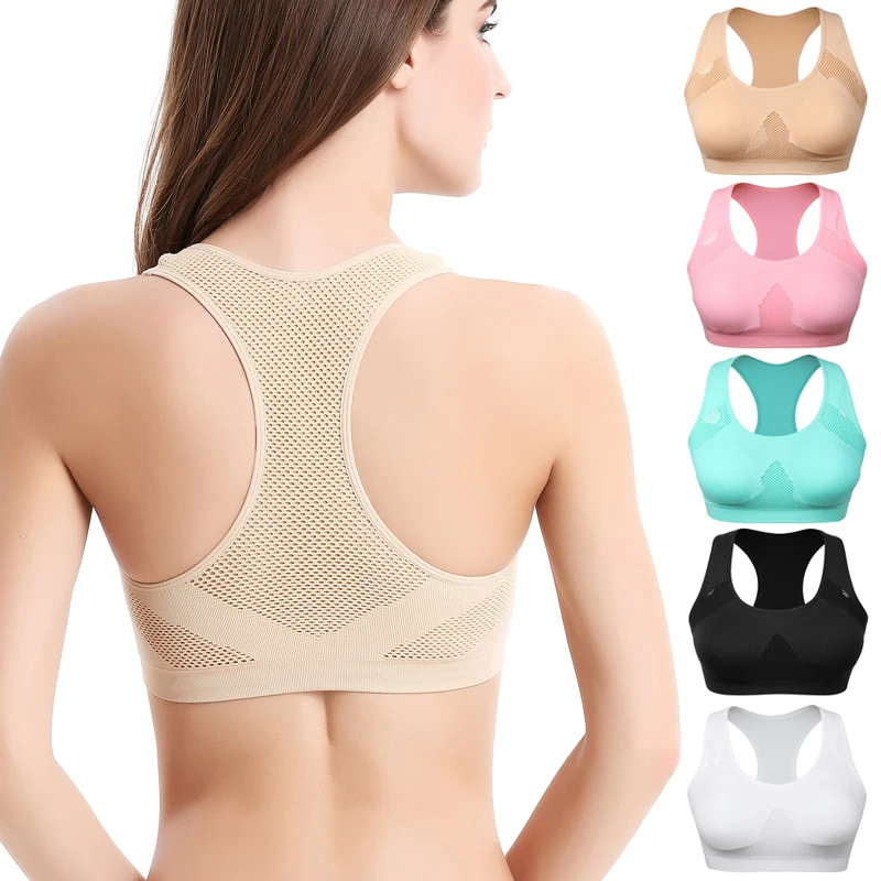 WANAYOU Absorb Sweat Seamless Sports Bras, Women Wirefree Padded Yoga Bra Underwear ,Athletic Vest Gym Fitness Running Tank Tops
WANAYOU Absorb Sweat Seamless Sports Bras, Women Wirefree Padded Yoga Bra Underwear ,Athletic Vest Gym Fitness Running Tank Tops