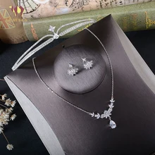 ESERES Zirconia Bridal Jewelry Sets Headband and Neacklace Earrings Sets of Jewelry For Women Wedding Bridal Hair Ornaments
ESERES Zirconia Bridal Jewelry Sets Headband and Neacklace Earrings Sets of Jewelry For Women Wedding Bridal Hair Ornaments