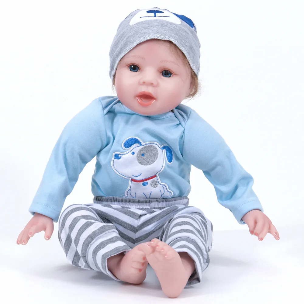 20 inches Lifelike Newborn Baby Soft Full Silicone Lovely Reborn Doll Toy for Kids Birthday Christmas Gift
20 inches Lifelike Newborn Baby Soft Full Silicone Lovely Reborn Doll Toy for Kids Birthday Christmas Gift