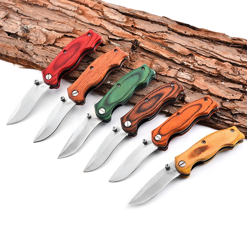 Mini Pocket Knife Stainless Steel Folding Knives Survival Self-defense Hand Tool Hunting Fishing Camping Jackknife Wooden Handle
Mini Pocket Knife Stainless Steel Folding Knives Survival Self-defense Hand Tool Hunting Fishing Camping Jackknife Wooden Handle