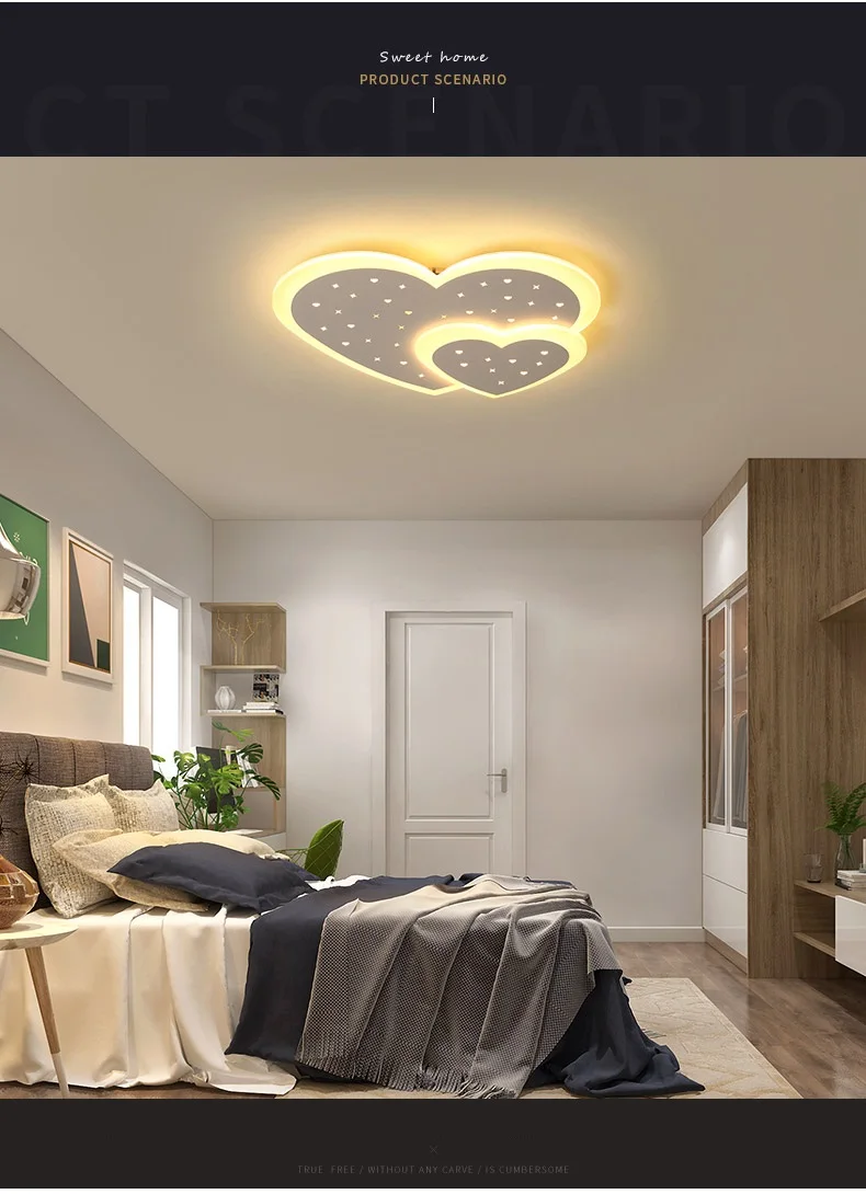 ultra thin ceiling lamps modern for bedroom lustre led 5cm led ceiling lights 4