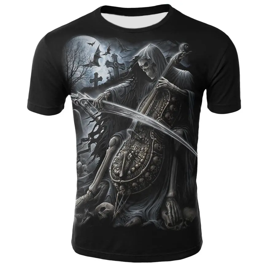 2019 new cool T-shirt male / female models 3D T-shirt printed skull short-sleeved summer shirt T-shirt men S-4XL
2019 new cool T-shirt male / female models 3D T-shirt printed skull short-sleeved summer shirt T-shirt men S-4XL