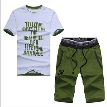 2018 New Men T Shirt Sets Letter Printed Summer Hot Sale Casual Tshirt Men Tracksuits Brand Clothing T-shirt+shorts two pieces
2018 New Men T Shirt Sets Letter Printed Summer Hot Sale Casual Tshirt Men Tracksuits Brand Clothing T-shirt+shorts two pieces