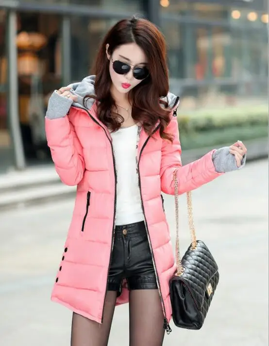 2018 women winter hooded warm coat plus size candy color cotton padded jacket female long parka womens wadded jaqueta feminina
2018 women winter hooded warm coat plus size candy color cotton padded jacket female long parka womens wadded jaqueta feminina