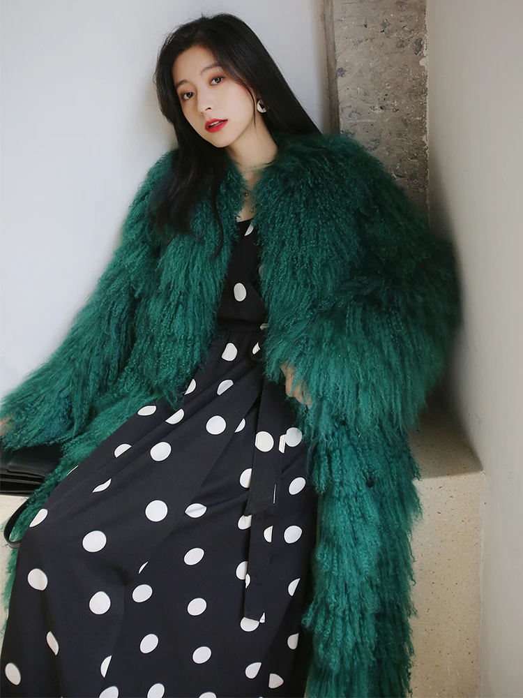 Mongolian Sheep Fur Coat Women Long Sleeve Natural Fur Coat High Street Real Fur Outwear rf0253
Mongolian Sheep Fur Coat Women Long Sleeve Natural Fur Coat High Street Real Fur Outwear rf0253