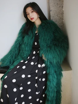 rf0253 Mongolian Sheep Fur Coat Women Long Sleeve Natural Fur Coat High Street Real Fur Outwear
rf0253 Mongolian Sheep Fur Coat Women Long Sleeve Natural Fur Coat High Street Real Fur Outwear