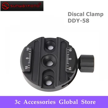 SUNWAYFOTO Discal Clamp DDY-58 Tripod Head Quick Release Clamp for DSLR ad Lever Release Clamp 58mm Diameter
SUNWAYFOTO Discal Clamp DDY-58 Tripod Head Quick Release Clamp for DSLR ad Lever Release Clamp 58mm Diameter