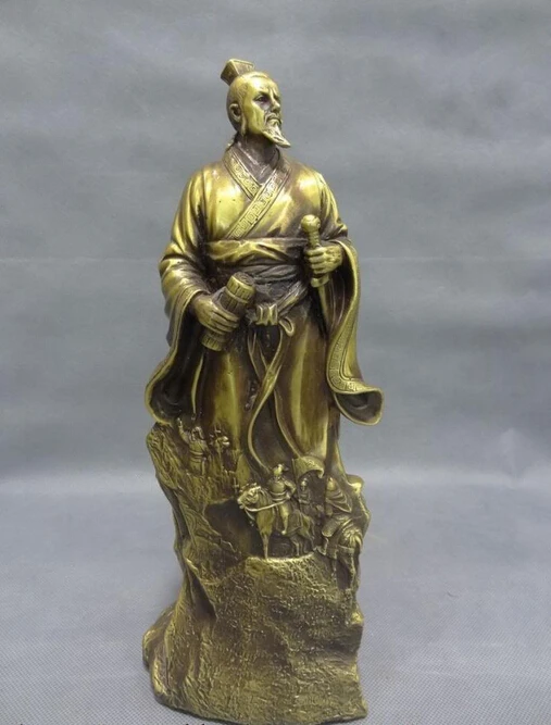 wholesale factory 12" Chinese Bronze Folk The Art War Military Science SunZi Sun Tzu Horse Statue
wholesale factory 12" Chinese Bronze Folk The Art War Military Science SunZi Sun Tzu Horse Statue