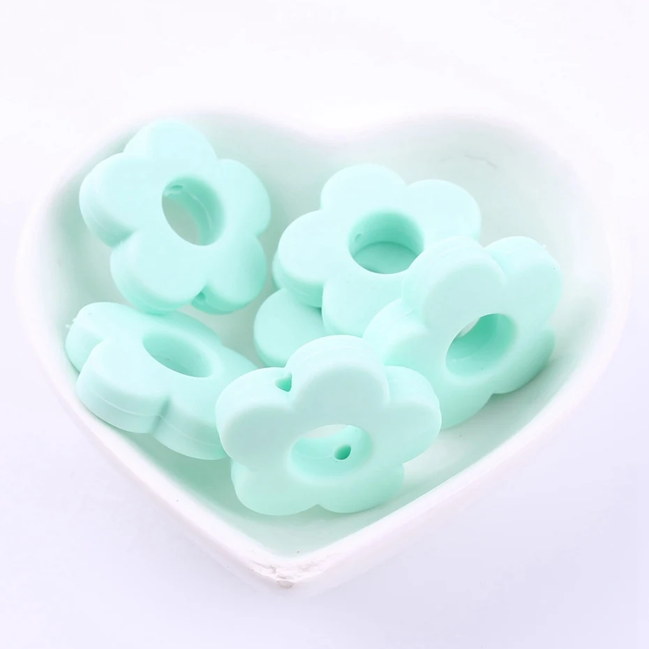 Bite Bites 5pc DIY Flower Jewelry Teething Accessories Rodent Silicone Teething Beads Soother Chain Pendant Baby Teether
Bite Bites 5pc DIY Flower Jewelry Teething Accessories Rodent Silicone Teething Beads Soother Chain Pendant Baby Teether