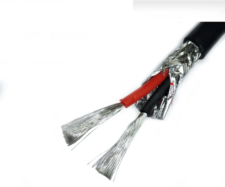 Extra soft silicone shielding wire 2 core 18AWG tin copper core high temperature 200 degrees cable sheath wire
Extra soft silicone shielding wire 2 core 18AWG tin copper core high temperature 200 degrees cable sheath wire