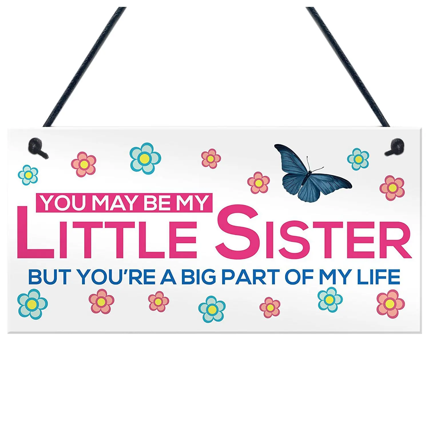 Little Sister Big Part Life Friend Friendship Plaque Sign Funny Gift Love Family
Little Sister Big Part Life Friend Friendship Plaque Sign Funny Gift Love Family