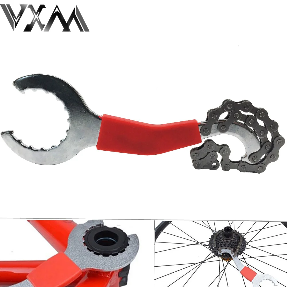 VXM Bicycle Repair Tools MTB Bike Chain Convenient Remover Tools Whip Bottom Bracket Repair Multifunction Freewheel Wrench
VXM Bicycle Repair Tools MTB Bike Chain Convenient Remover Tools Whip Bottom Bracket Repair Multifunction Freewheel Wrench