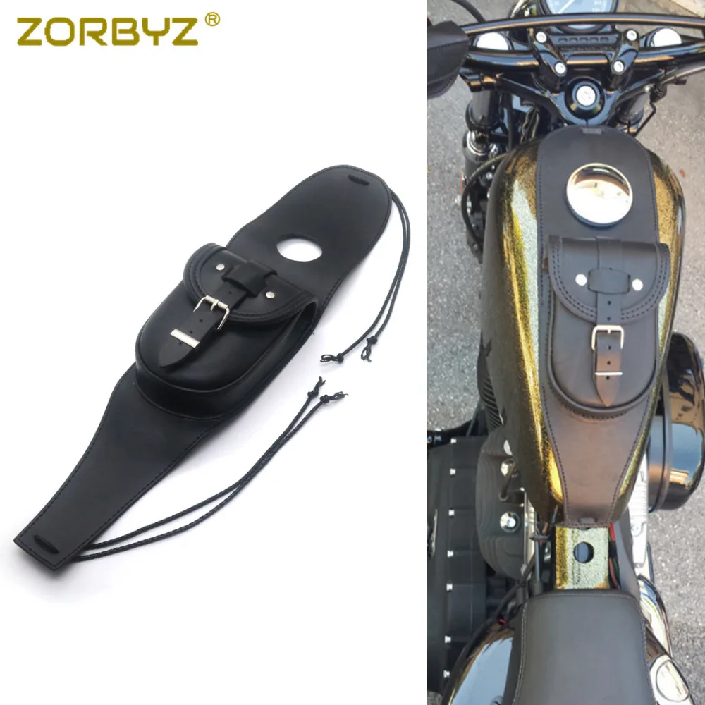 ZORBYZ Motorcycle Black Faux Leather 4.5 Gallons Tank Cap Cover Panel Bag For Harley Sportster XL883 1200
ZORBYZ Motorcycle Black Faux Leather 4.5 Gallons Tank Cap Cover Panel Bag For Harley Sportster XL883 1200