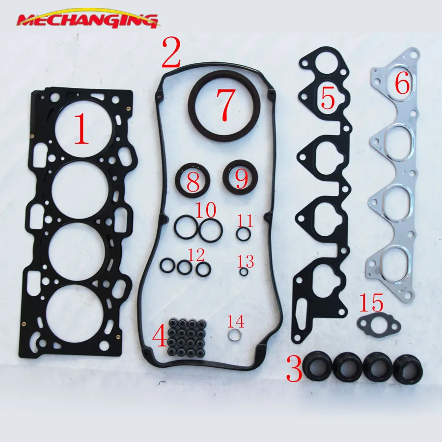 4G94 FOR MITSUBISHI PAJERO TR4 2.0 4WD Engine Parts Engine seal Gasket Engine Rebuilding Kits Full Set Engine Gasket 1000A069
4G94 FOR MITSUBISHI PAJERO TR4 2.0 4WD Engine Parts Engine seal Gasket Engine Rebuilding Kits Full Set Engine Gasket 1000A069