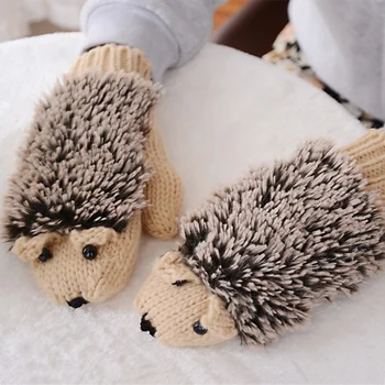 New 8 Colors Girls Novelty Cartoon Winter Gloves for Women Knit Warm Fitness Gloves Hedgehog Heated Villus Wrist Mittens
New 8 Colors Girls Novelty Cartoon Winter Gloves for Women Knit Warm Fitness Gloves Hedgehog Heated Villus Wrist Mittens