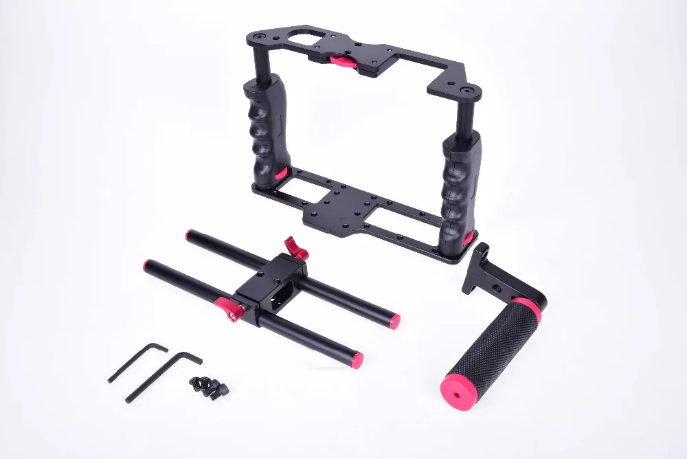 DSLR Rabbit Cage 5d2 Micro Movie Camera Kit Low Rise Up Shock Absorber Stable Camera Cage Photo Studio Fuselage Protection Kit
DSLR Rabbit Cage 5d2 Micro Movie Camera Kit Low Rise Up Shock Absorber Stable Camera Cage Photo Studio Fuselage Protection Kit