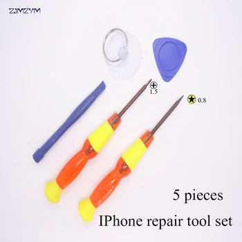 Hot sale 5 in 1 Mobile Phone Repairing Tool Kit Spudger Pry Opening Tool LCD Repair Tools with 1.5MM\0.8MM star screwdrivers
Hot sale 5 in 1 Mobile Phone Repairing Tool Kit Spudger Pry Opening Tool LCD Repair Tools with 1.5MM\0.8MM star screwdrivers