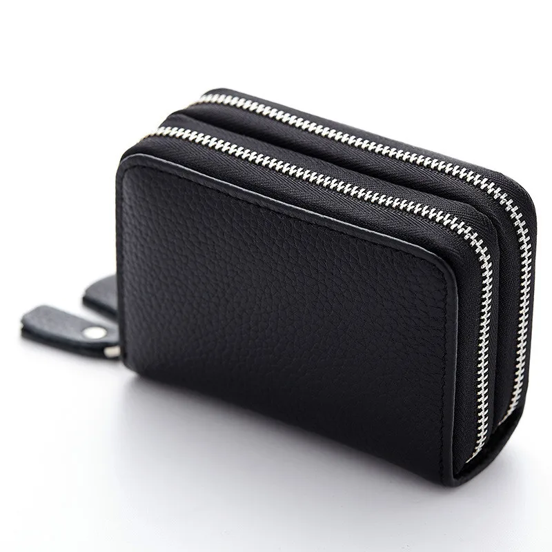 Fashion Brand Genuine Leather Women Card Holder Purses Double Zipper Large Capacity Female ID Credit Card Case Bag Wallet QB212
Fashion Brand Genuine Leather Women Card Holder Purses Double Zipper Large Capacity Female ID Credit Card Case Bag Wallet QB212