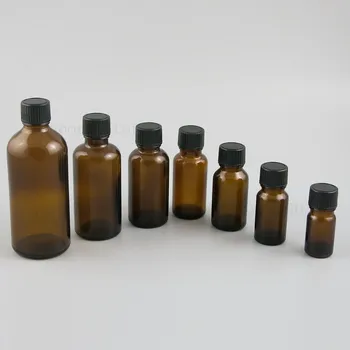Empty Refillable Amber Clear Glass Essential Oil Bottle With Black Phenolic Cone Cap 5ml 10ml 15ml 30ml 50ml 100ml 20pcs
Empty Refillable Amber Clear Glass Essential Oil Bottle With Black Phenolic Cone Cap 5ml 10ml 15ml 30ml 50ml 100ml 20pcs