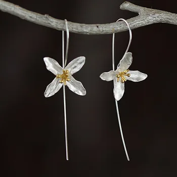 Daisies New Fashion Pure 925 Sterling Silver Flower Long Tassel Earrings For Women Lady Elegant Sterling-silver-jewelry brincos
Daisies New Fashion Pure 925 Sterling Silver Flower Long Tassel Earrings For Women Lady Elegant Sterling-silver-jewelry brincos