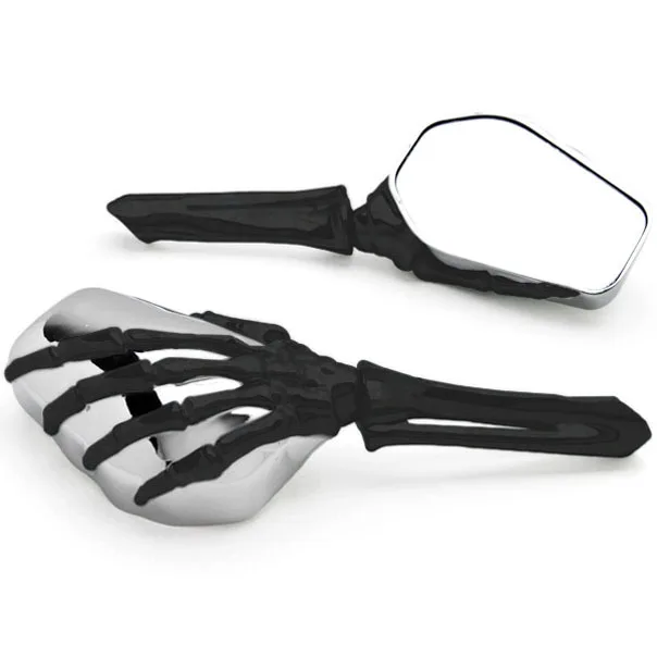 Free Shipping Black/Chrome Skeleton Hand Motorcycle Mirrors For Harley Davidson Dyna Glide Wide Glide FXDWG FXWG
Free Shipping Black/Chrome Skeleton Hand Motorcycle Mirrors For Harley Davidson Dyna Glide Wide Glide FXDWG FXWG