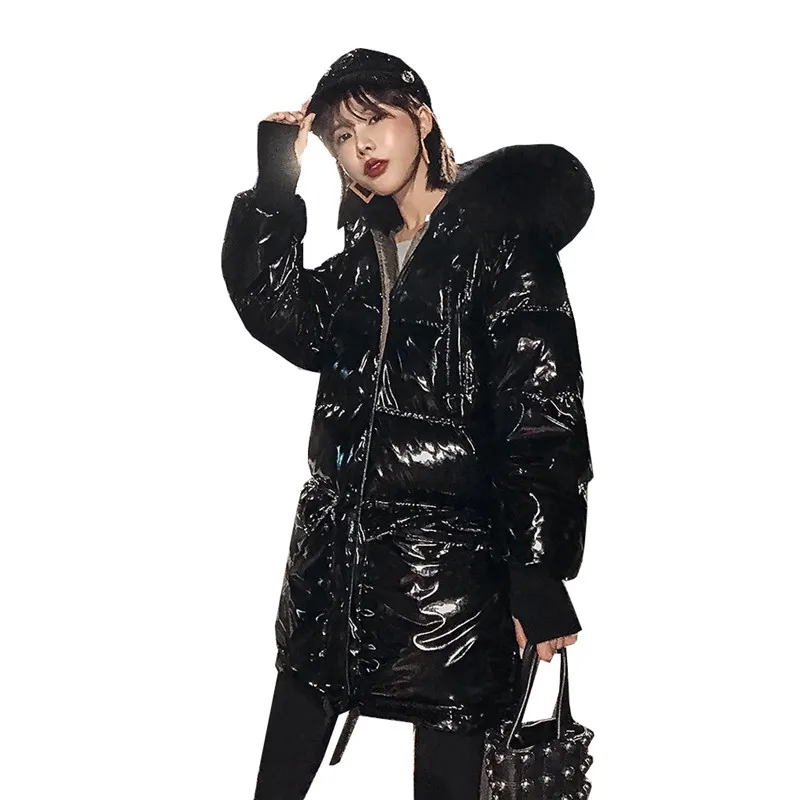 2019 New Big Raccoon Fur Collar Hooded Long Jacket Women's Winter Warm Down Jackets Large Size Loose Glossy Outwear Coats NO945
2019 New Big Raccoon Fur Collar Hooded Long Jacket Women's Winter Warm Down Jackets Large Size Loose Glossy Outwear Coats NO945