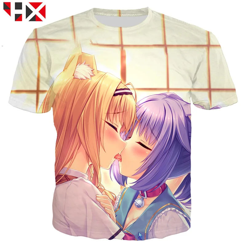 2019 Summer New Style Anime Nekopara Chocolat Vanilla Cute Girls 3D Printing T Shirt / Sweatshirt / Hooded Unisex T Shirt HX208
2019 Summer New Style Anime Nekopara Chocolat Vanilla Cute Girls 3D Printing T Shirt / Sweatshirt / Hooded Unisex T Shirt HX208