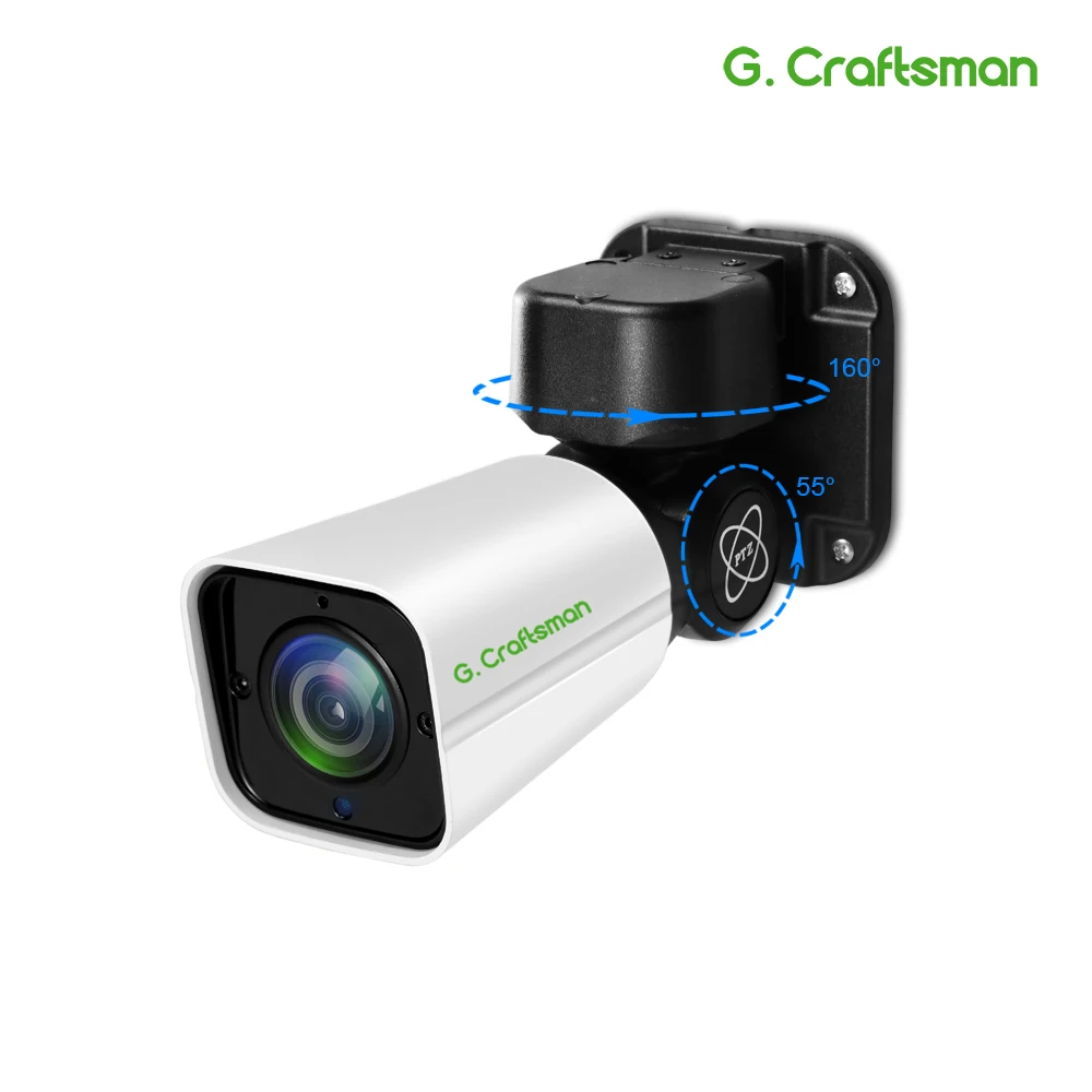 5.0MP 4.0MP POE Mini PTZ IP Camera H.265 Outdoor 2.8-12mm 4X Optical Zoom IR 50M P2P CCTV Security Onvif Waterproof G.Craftsman
5.0MP 4.0MP POE Mini PTZ IP Camera H.265 Outdoor 2.8-12mm 4X Optical Zoom IR 50M P2P CCTV Security Onvif Waterproof G.Craftsman