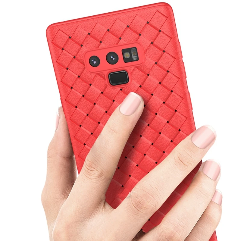 Luxury Weave Pattern Slim TPU Case for Samsung Note9 Soft Silicon Matte Back Cover for Samsung Galaxy Note 9 Note9 Case Fundas
Luxury Weave Pattern Slim TPU Case for Samsung Note9 Soft Silicon Matte Back Cover for Samsung Galaxy Note 9 Note9 Case Fundas