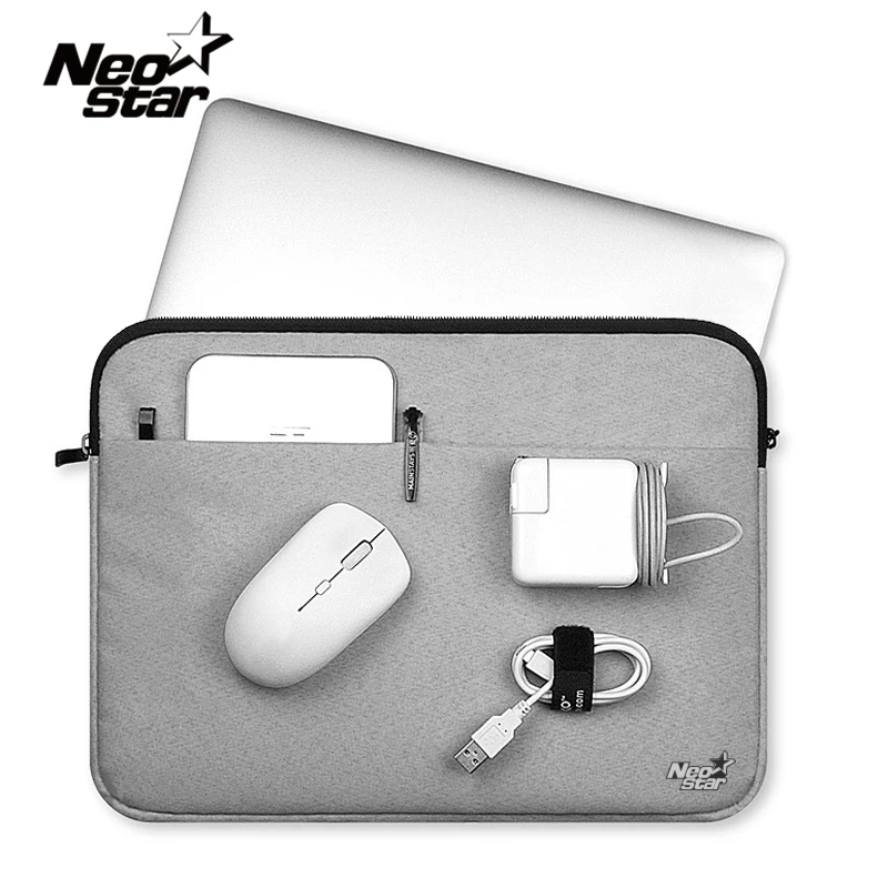 Холщовый чехол для ноутбука Macbook Air 11 12 13 15 дюймов на молнии Mac Lenovo мыши планшета