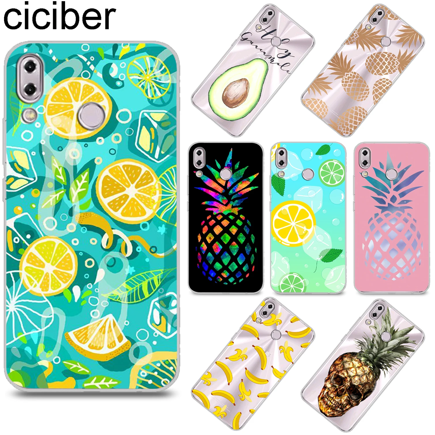 ciciber Lemon Pineapple Cover for ASUS Zenfone 5 5Z ZE620KL ZS620KL Soft TPU Phone Case for Zenfone 5 Lite 5Q ZC600KL Coque Capa
ciciber Lemon Pineapple Cover for ASUS Zenfone 5 5Z ZE620KL ZS620KL Soft TPU Phone Case for Zenfone 5 Lite 5Q ZC600KL Coque Capa