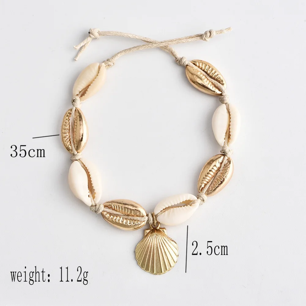 Vintage Antique Gold Color Anklet Women shell sequins Beads Geometric Bracelet Charm Bohemian Ankle Bracelet Boho Foot Jewelry
Vintage Antique Gold Color Anklet Women shell sequins Beads Geometric Bracelet Charm Bohemian Ankle Bracelet Boho Foot Jewelry