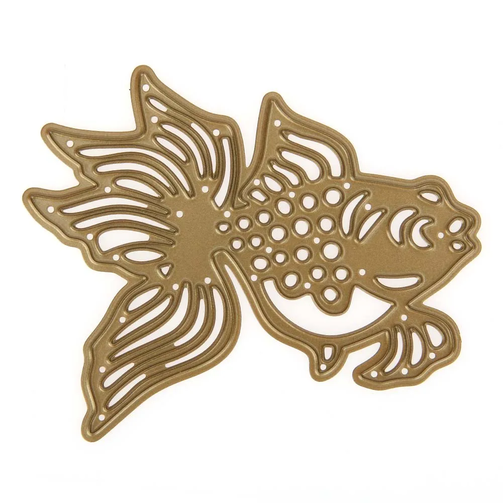 Gold Fish Stencil Cutting Dies for DIY Scrapbooking Photo Album Decorative Paper Card Making Cutter Dies Embossing Template
Gold Fish Stencil Cutting Dies for DIY Scrapbooking Photo Album Decorative Paper Card Making Cutter Dies Embossing Template