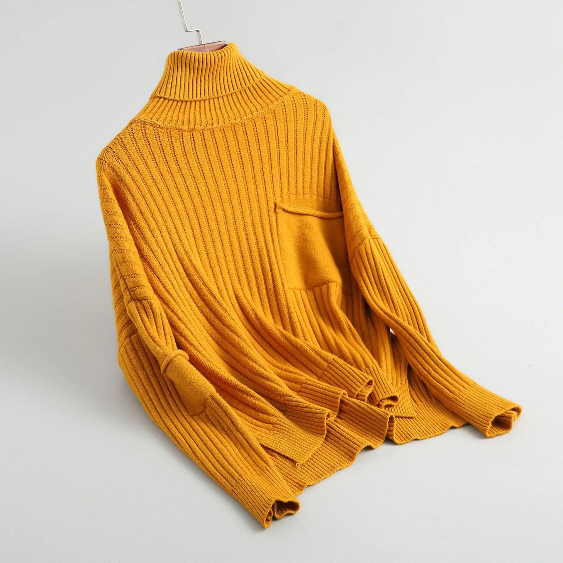 Shuchan Women Sweaters And Pullovers Turtleneck Loose Pullovers Computer Knitted Office Lady Pockets Sweater For Women
Shuchan Women Sweaters And Pullovers Turtleneck Loose Pullovers Computer Knitted Office Lady Pockets Sweater For Women