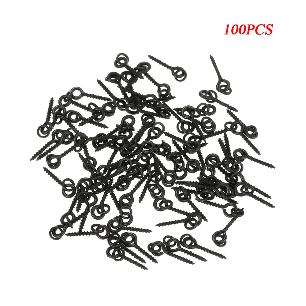 100Pcs/lot Threaded Boilie Bait Screws With Ring For Carp Hair Rigs Hooks Carp Fishing Terminal nut screws Tackle Accessories
100Pcs/lot Threaded Boilie Bait Screws With Ring For Carp Hair Rigs Hooks Carp Fishing Terminal nut screws Tackle Accessories