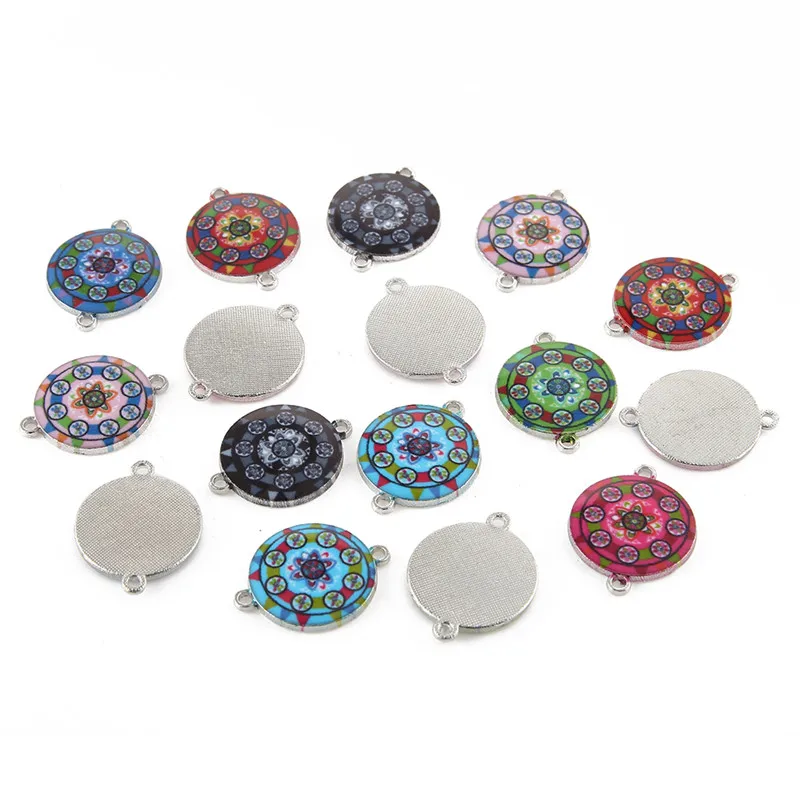 Trendy 19x19mm Mixed Color Drop Oil Life Tree Flower Alloy Connectories Charms For Jewelry Making DIY 20pcs
Trendy 19x19mm Mixed Color Drop Oil Life Tree Flower Alloy Connectories Charms For Jewelry Making DIY 20pcs