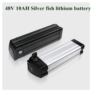 48v lithium ion battery silver fish case electric bike battery 48v 10ah ebike li-ion battery keys down up discharge 2A charger
48v lithium ion battery silver fish case electric bike battery 48v 10ah ebike li-ion battery keys down up discharge 2A charger