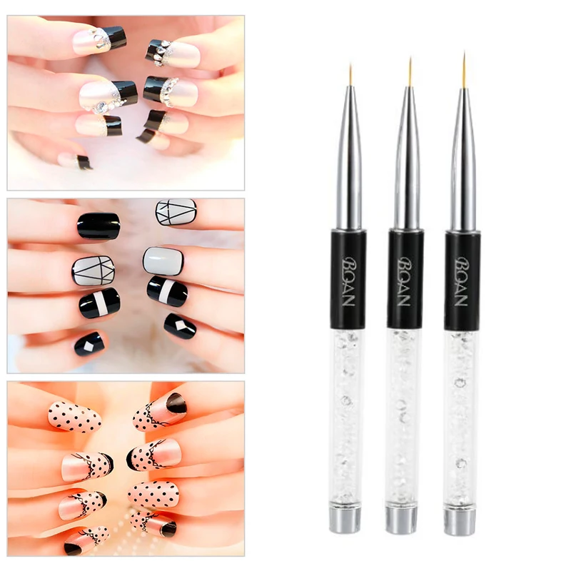 2019 Newest 1 Pcs Nail Brush Crystal Acrylic Nail Art Line Nylon Manicure Tools Painting Beauty Fashion Pen Girl Cosmetic Makeup
2019 Newest 1 Pcs Nail Brush Crystal Acrylic Nail Art Line Nylon Manicure Tools Painting Beauty Fashion Pen Girl Cosmetic Makeup